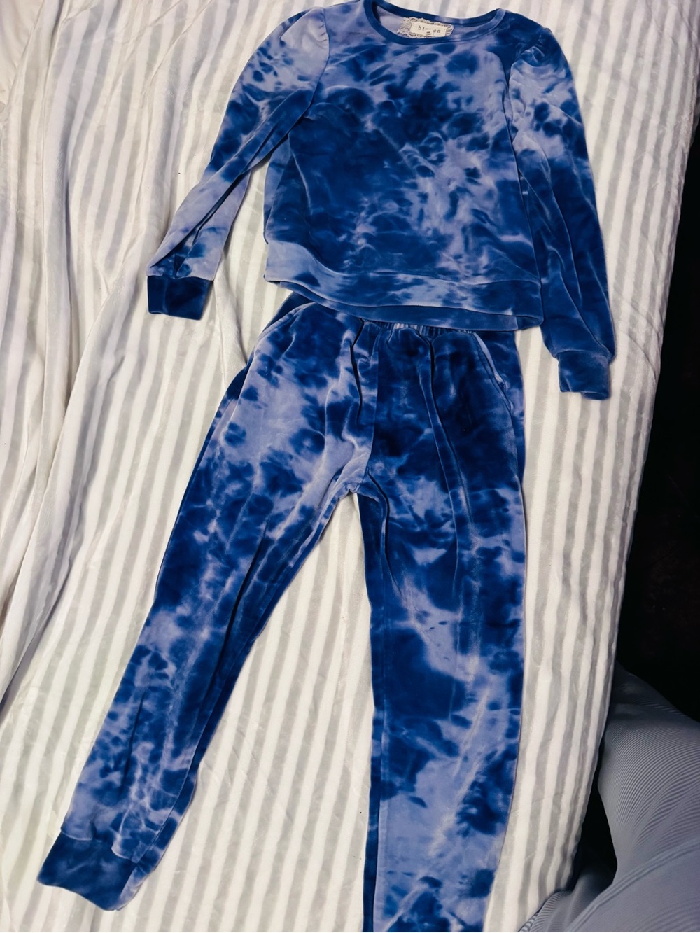 btween Blue Tie-Dye Kids Matching Set